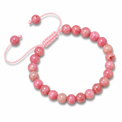 Pulsera Tejida Rodocrosita 6mm