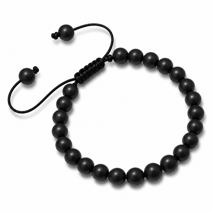 Pulsera Tejida Shungita 6mm