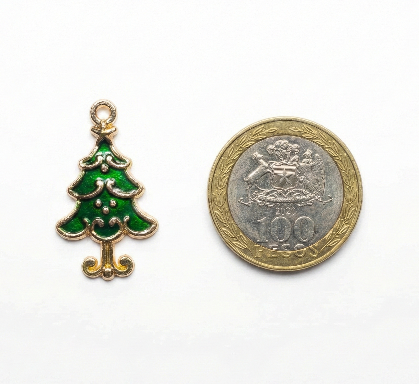 Dije Arbol Navideño 15x25mm