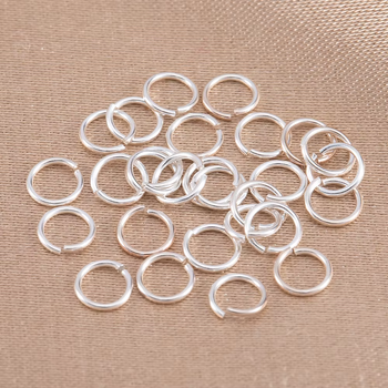 Argollas de Union 5mm Plata 925 - 10 Unid.