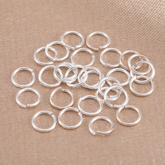 Argollas de Union 5mm Plata 925 - 20 Unid.