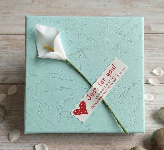 Caja Joyero 8.5x8.5cm - 12 Unid