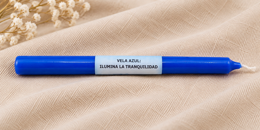 Vela Larga Azul 17cm - 10 PCS