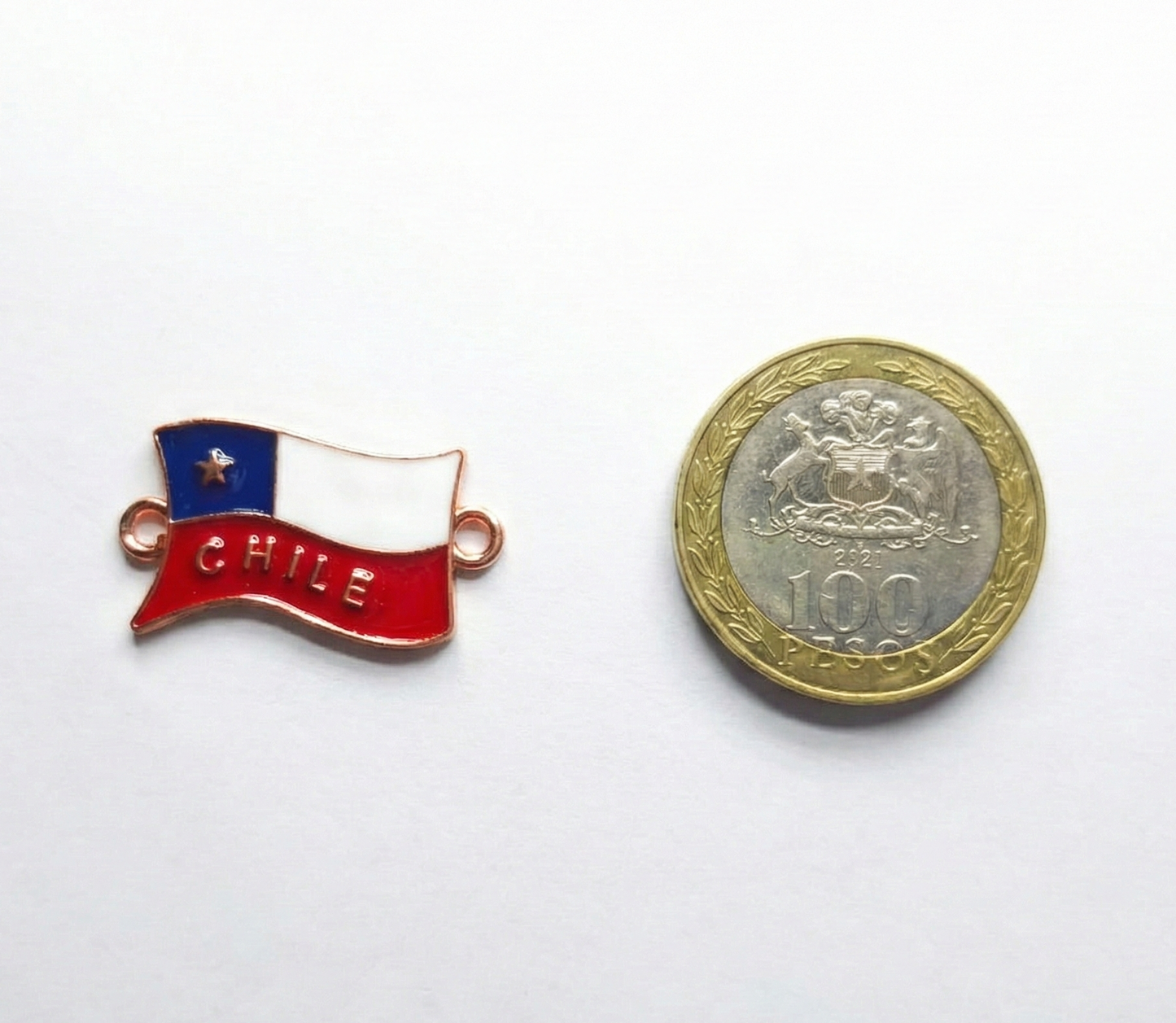 Conector Bandera De Chile 14x25mm