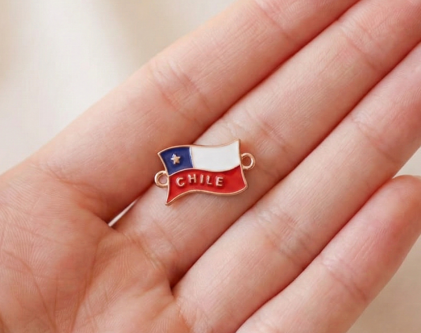 Conector Bandera De Chile 14x25mm