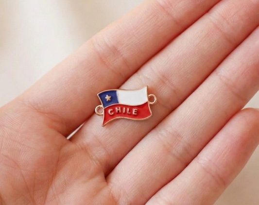 Conector Bandera De Chile 14x25mm