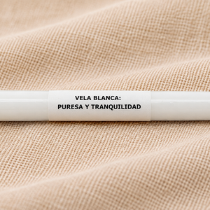 Vela Larga Blanca 17cm - 10 PCS