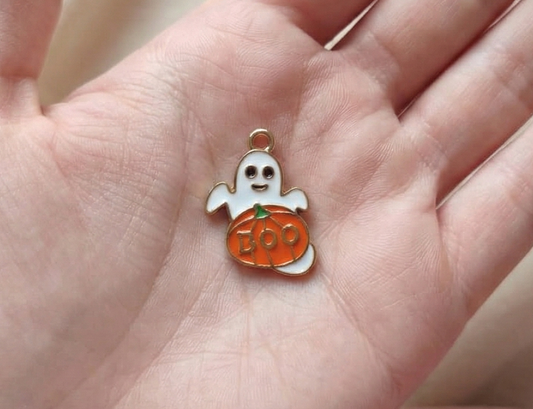 Dije Halloween BOO 12x22mm