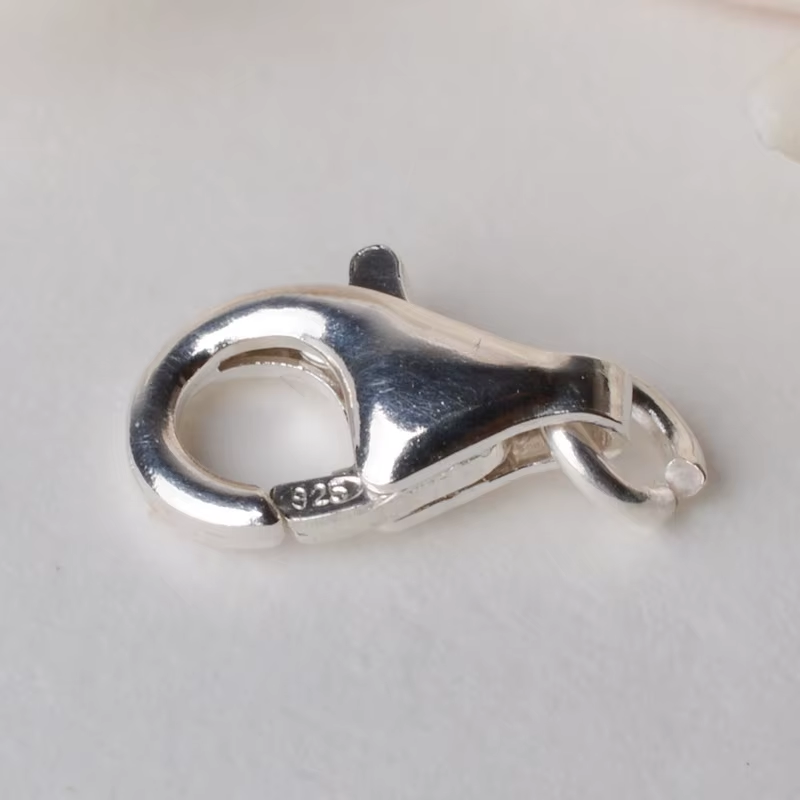 Broche Langosta 11mm Plata 925 - 1 Unid.