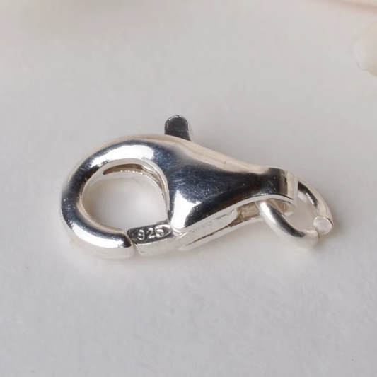 Broche Langosta 11mm Plata 925 - 1 Unid.