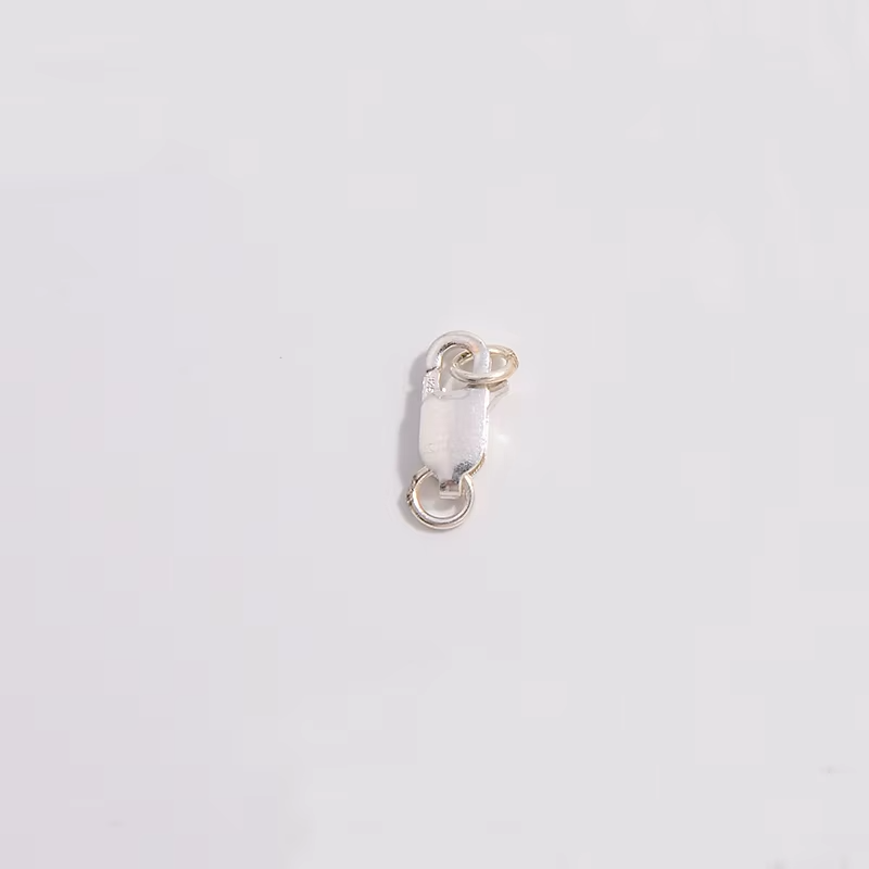 Broche Langosta 8mm Plata 925 - 1 Unid.