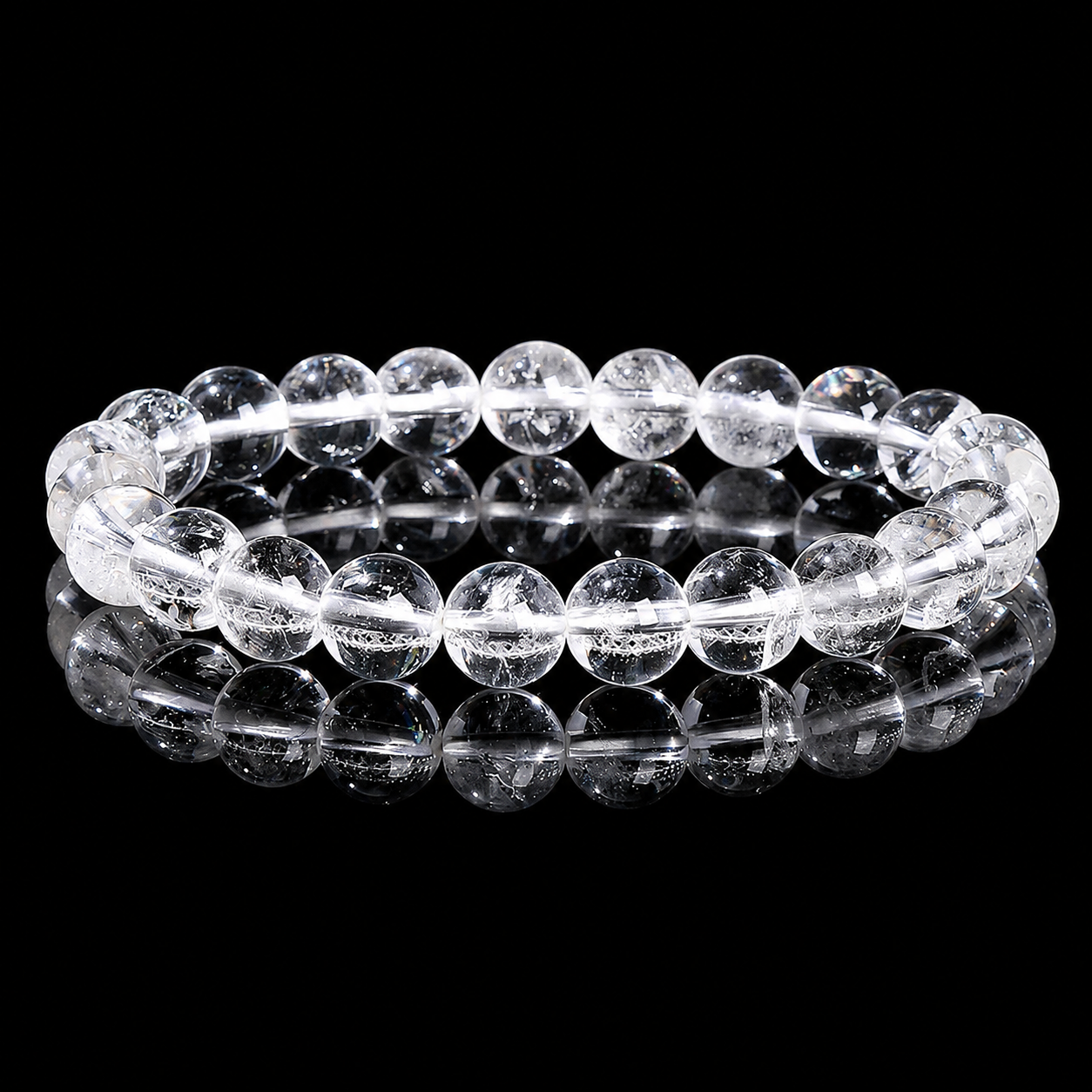 Pulsera Cuarzo Cristal 8mm