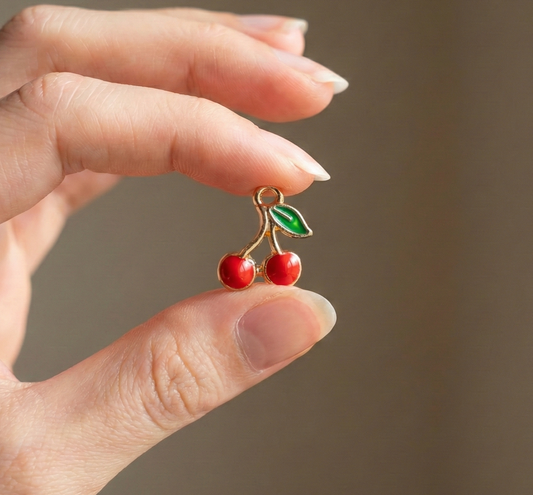 Dije Cereza 2 - 10x14mm