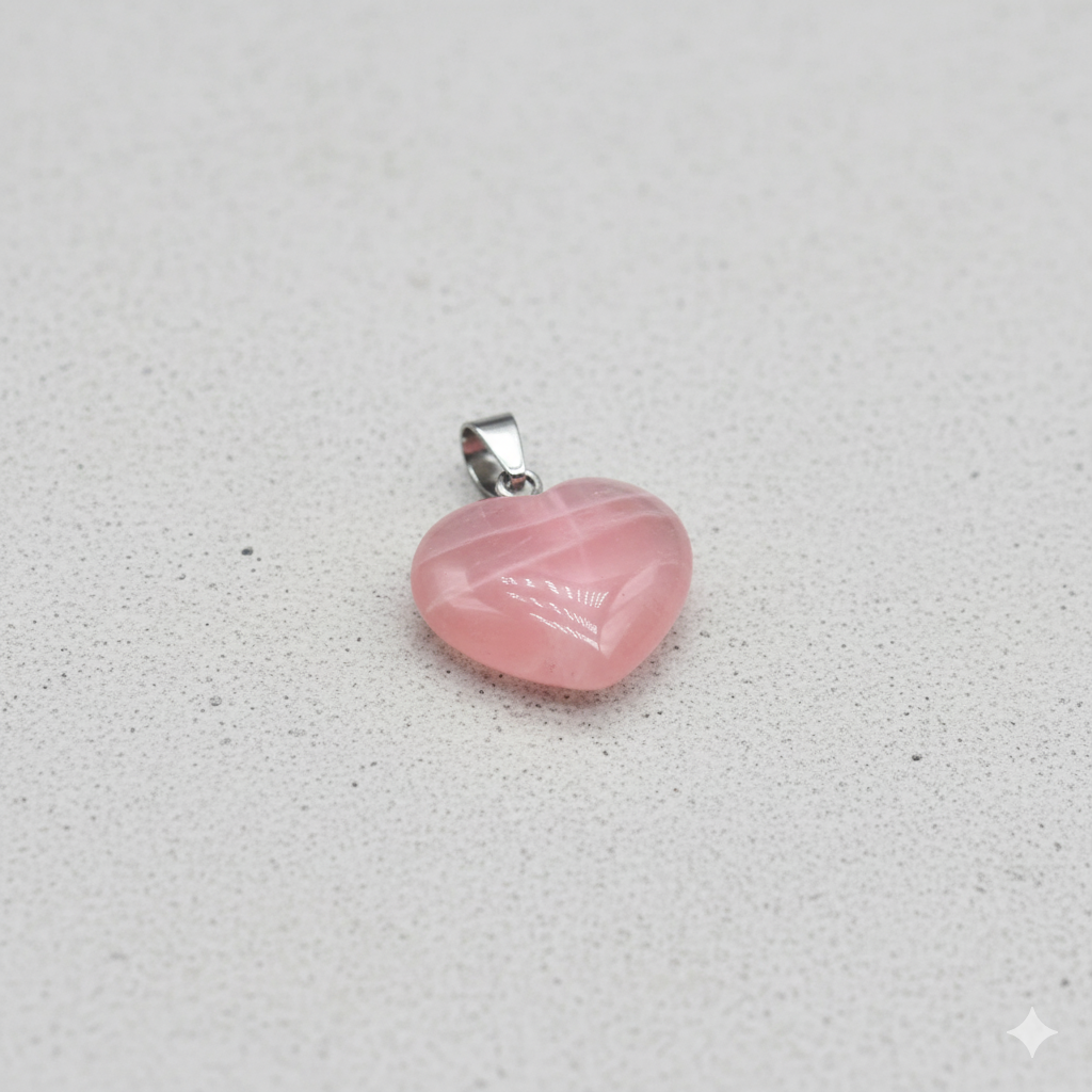 Corazon Cuarzo Cherry 2cm