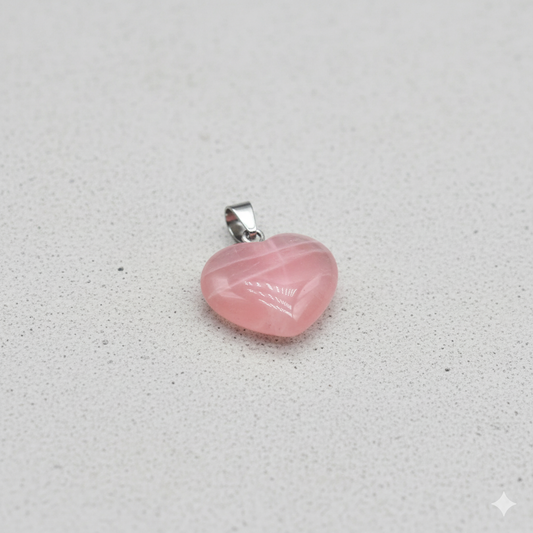 Corazon Cuarzo Cherry 2cm