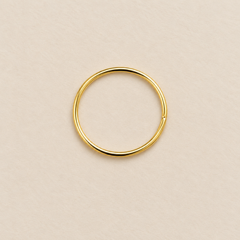 Aro Metálico con Forma de Circulo Dorado - 1 PCS