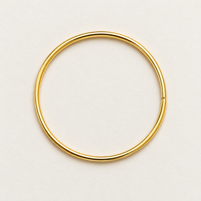 Aro Metálico con Forma de Circulo Dorado - 1 PCS
