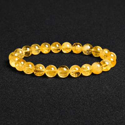 Pulsera Elasticada Citrino 8mm