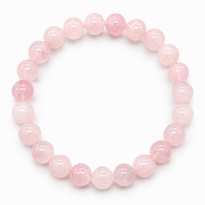 Pulsera Cuarzo Rosa 8mm