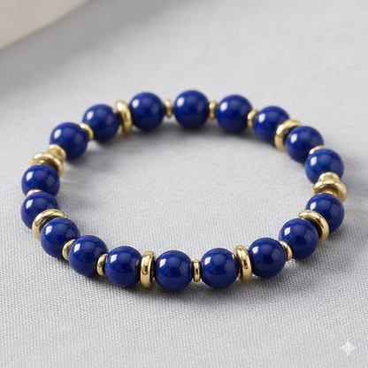 Separador Tipo Dona Acero Dorado 4mm