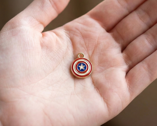 Dije Escudo Capitan America 11x14mm