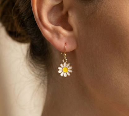 Dije Flor Margarita 12x15mm