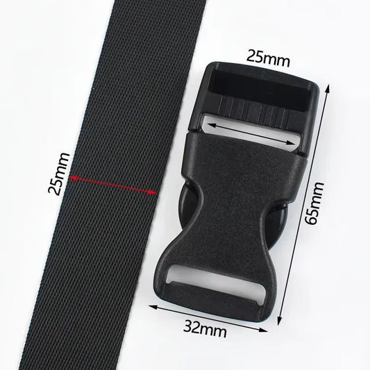 Hebillas de Plástico Tipo Tip Top 2.5cm