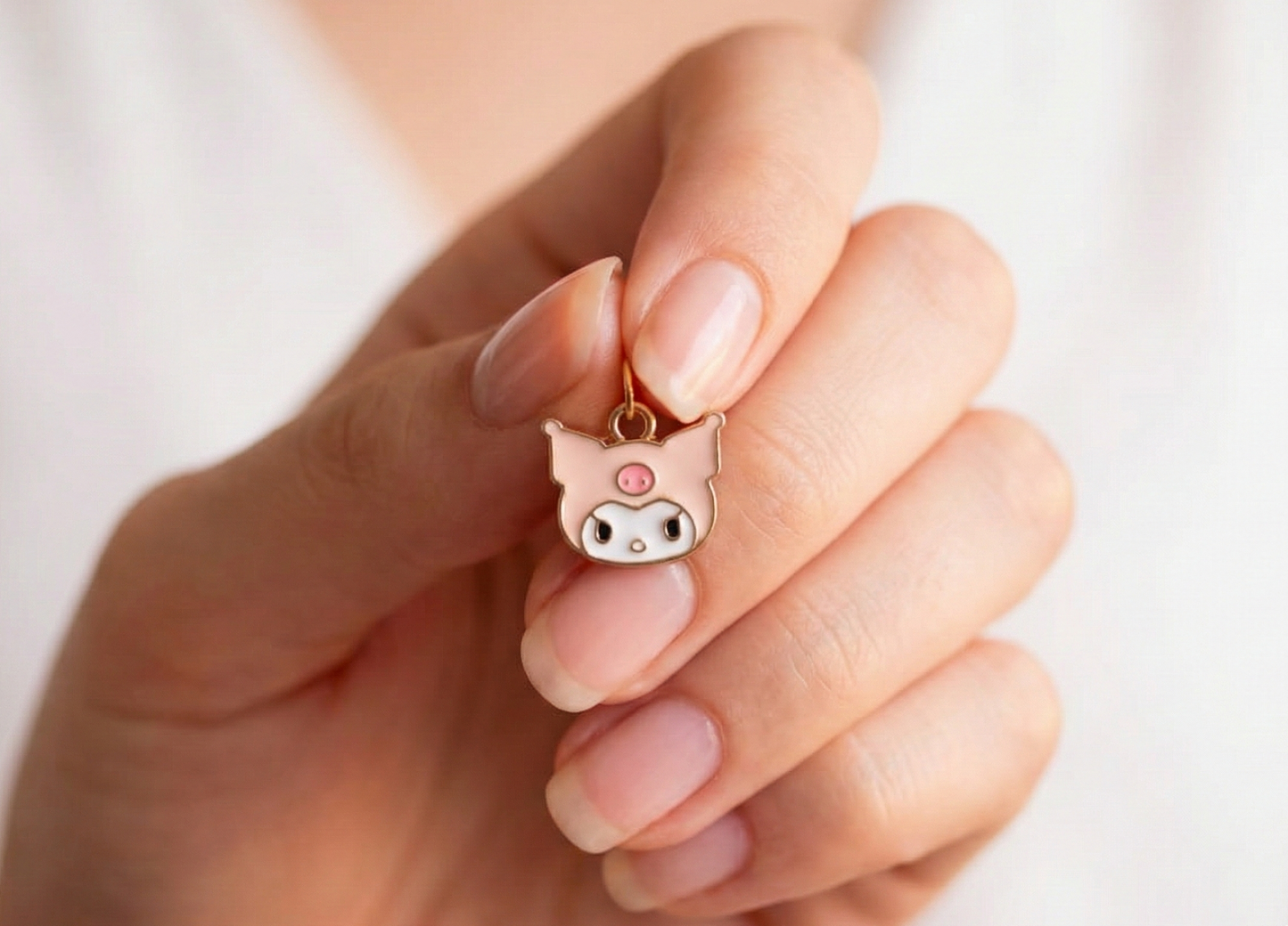 Dije Kuromi Rosa 13x15mm