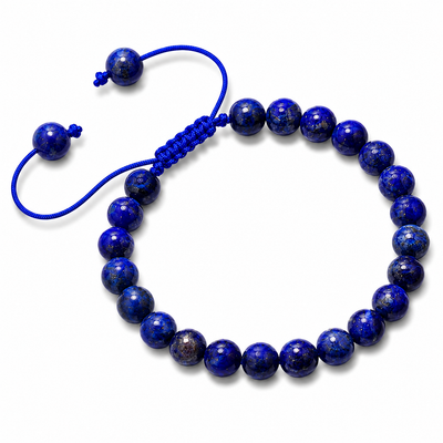 Pulsera Tejida Lapislazuli 6mm