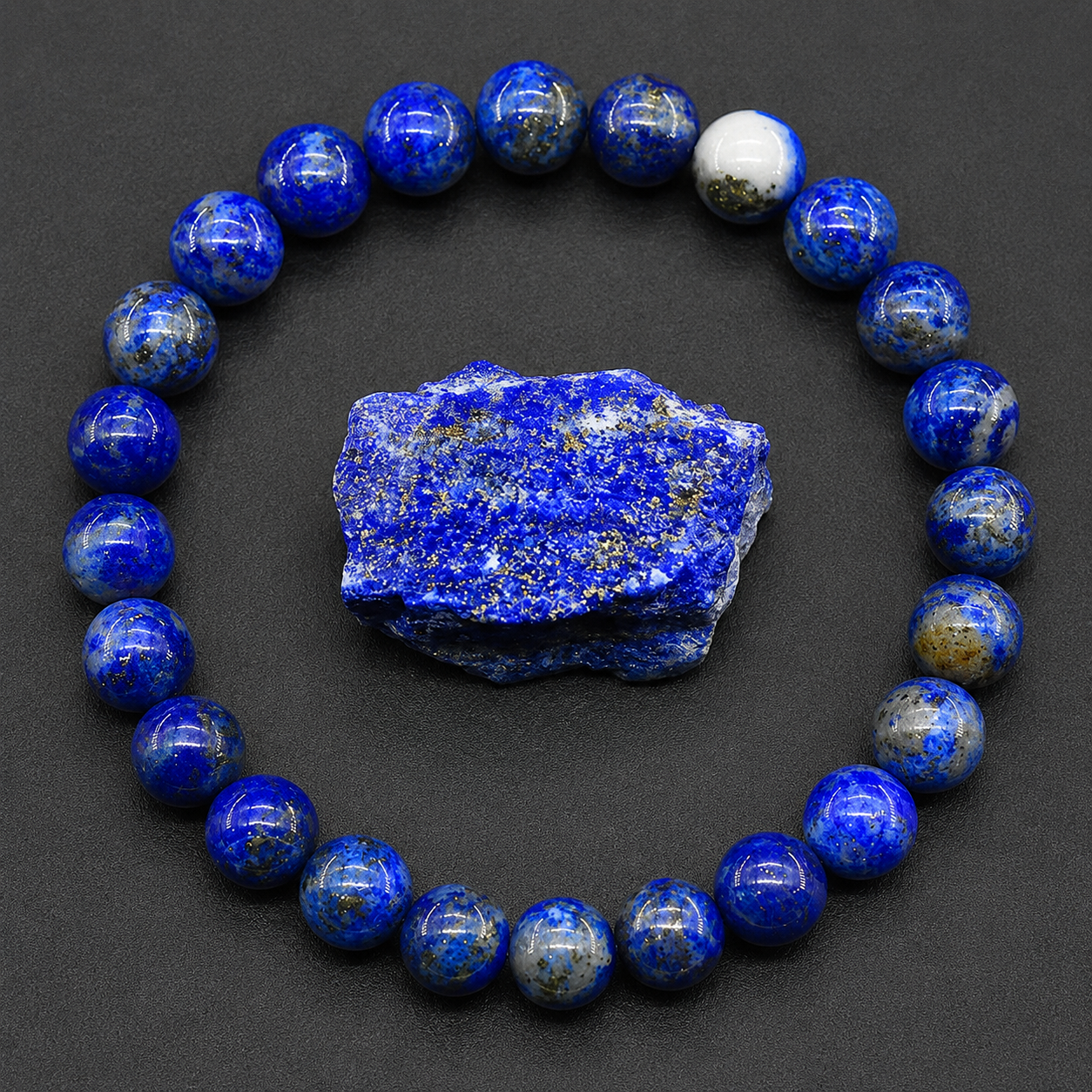 Pulsera Lapislázuli Nacional 8mm