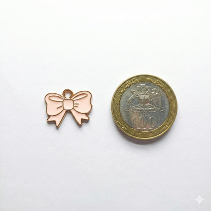 Dije Lazo Rosa 14x17mm