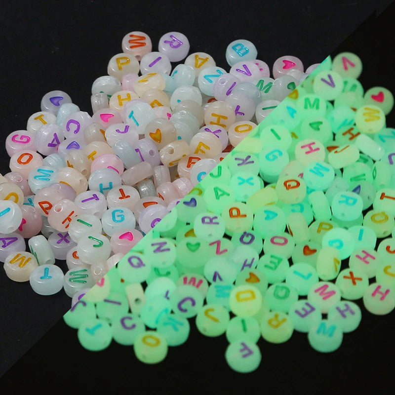 Letras Multicolor Fluorescente 500g