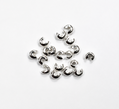 TAPANUDO CARACOL NIQUELADO FANTASIA 4mm - 100pcs