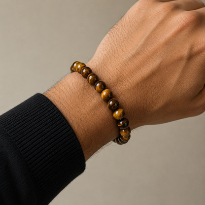 Pulsera Ojo de Tigre 8mm