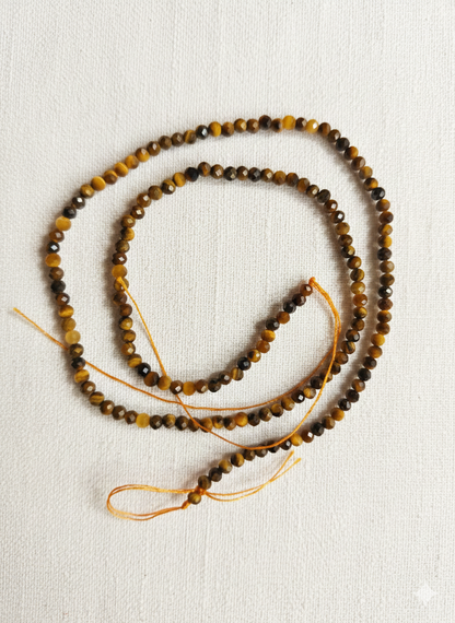 Ojo de tigre Micro Facetada 3mm