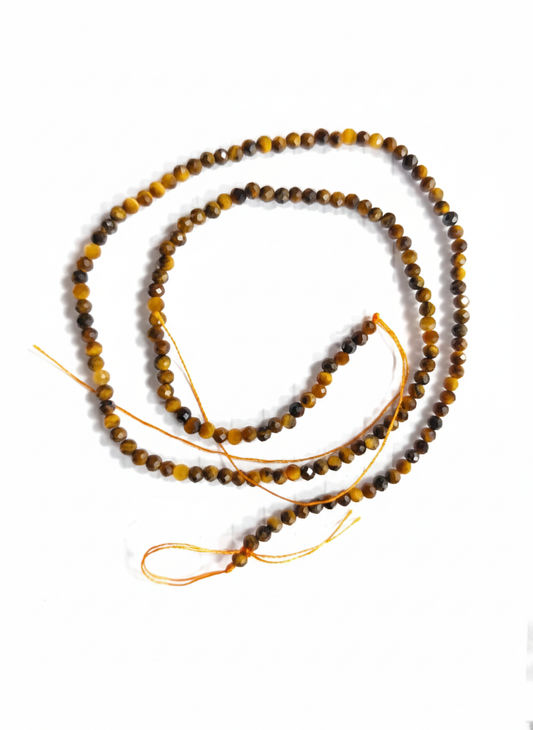 Ojo de tigre Micro Facetada 3mm