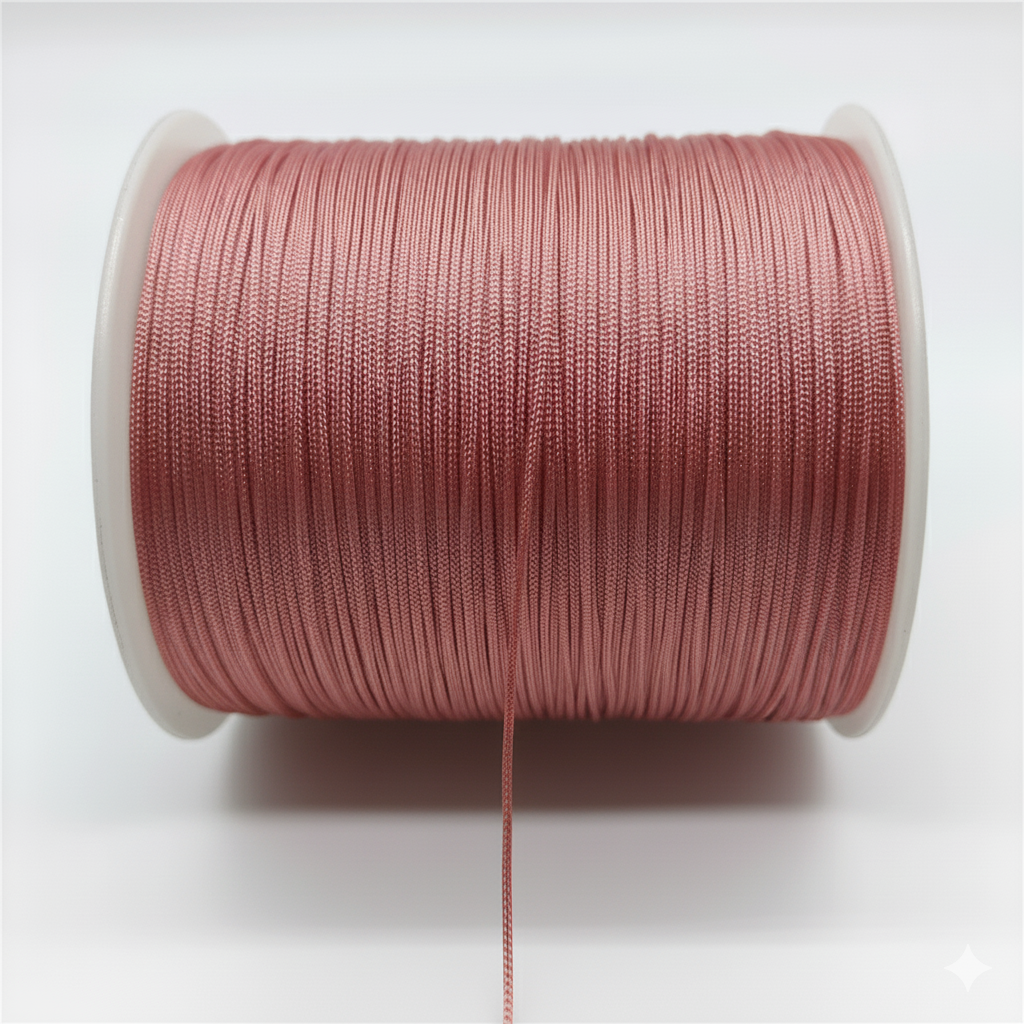 Hilo Tripolino (Chino) 0.8mm Palo Rosa - 90 Metros