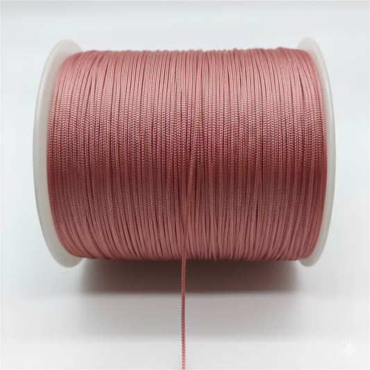 Hilo Tripolino (Chino) 0.8mm Palo Rosa - 90 Metros