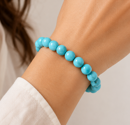 Pulsera Turquesa Natural 8mm