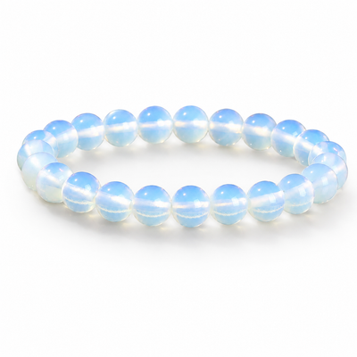 Pulsera Elasticada Piedra Luna 8mm