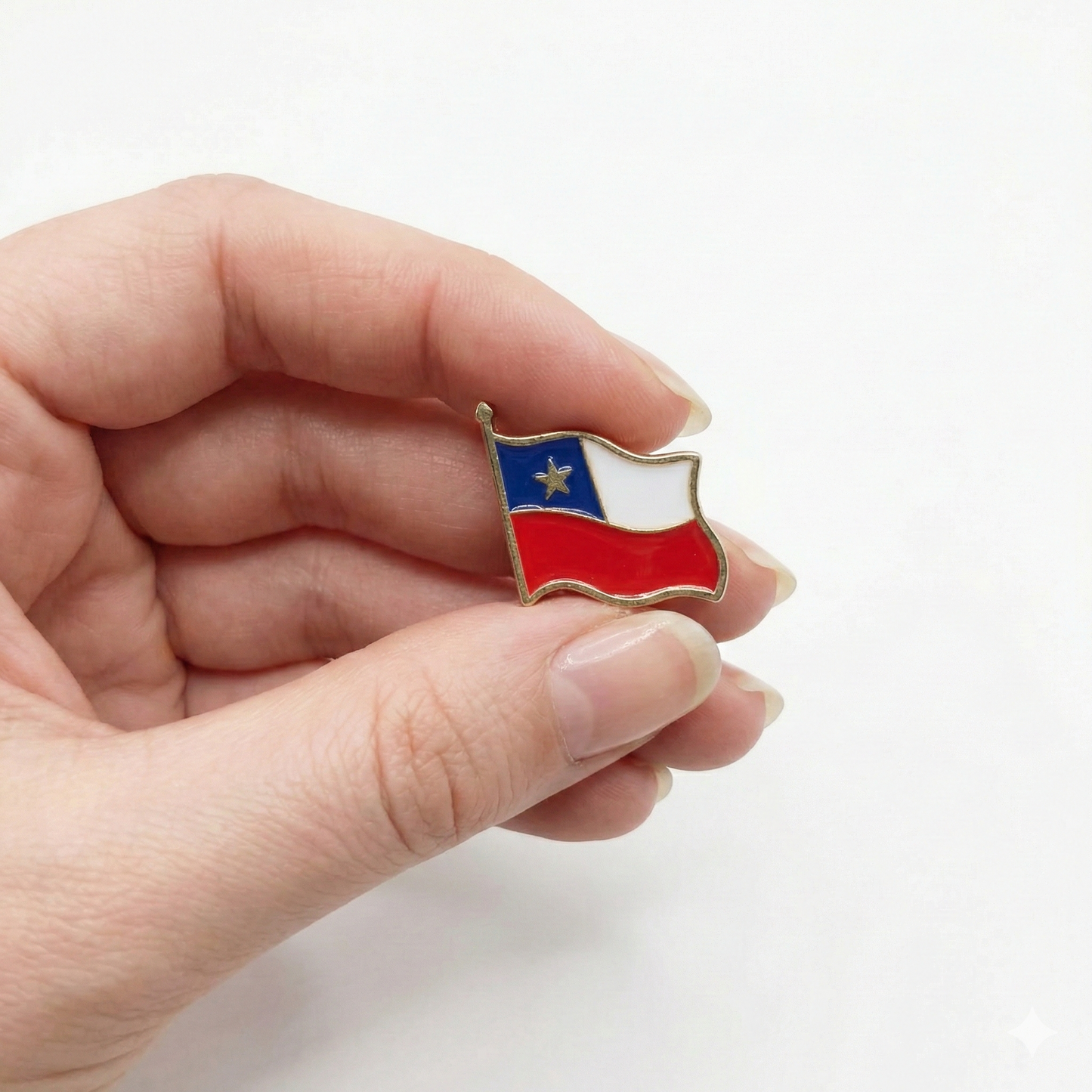 Pin Bandera de Chile 20x20mm