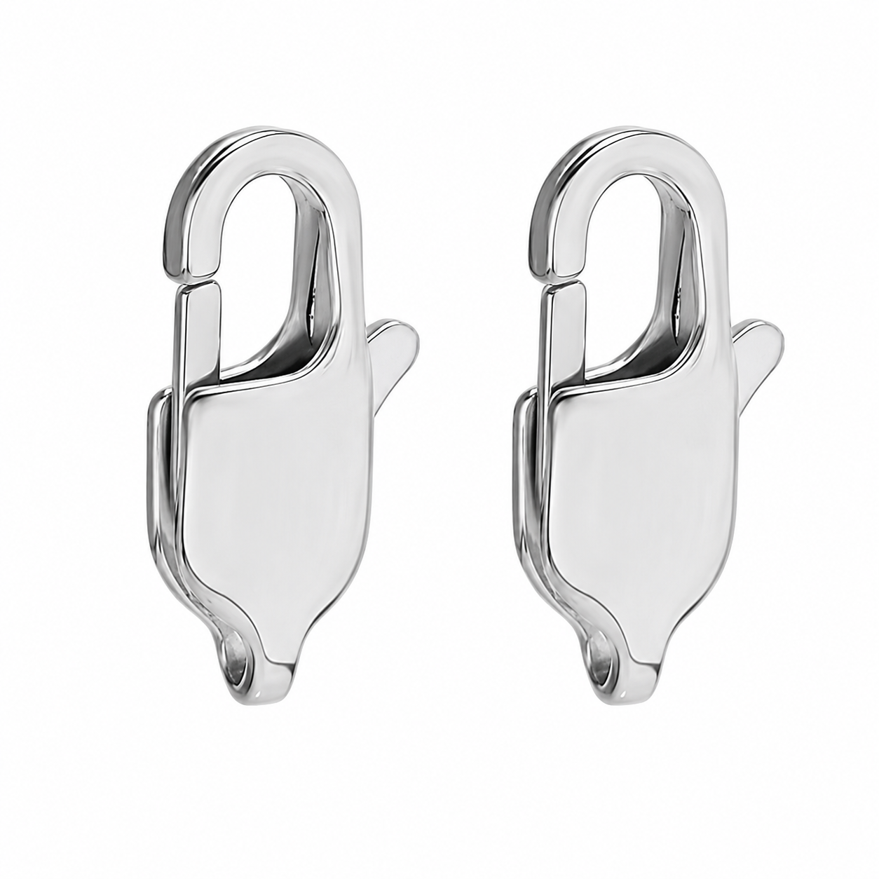 Broche Langosta Acero Natural 13x4mm - 10pcs
