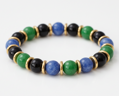 Separador Tipo Dona Acero Dorado 8mm