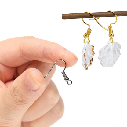 Ganchos Para Aro Fantasia Dorado - 100 Unid.