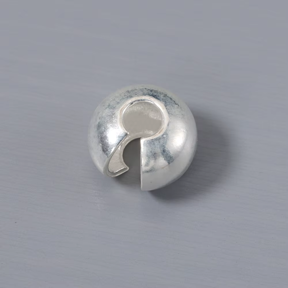 Tapanudo Cierre Media Luna 3mm Plata 925 - 10 Unid.