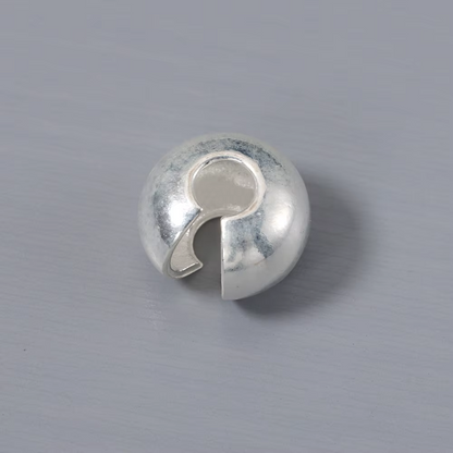 Tapanudo Cierre Media Luna 3mm Plata 925 - 10 Unid.