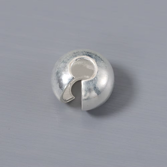 Tapanudo Cierre Media Luna 3mm Plata 925 - 10 Unid.
