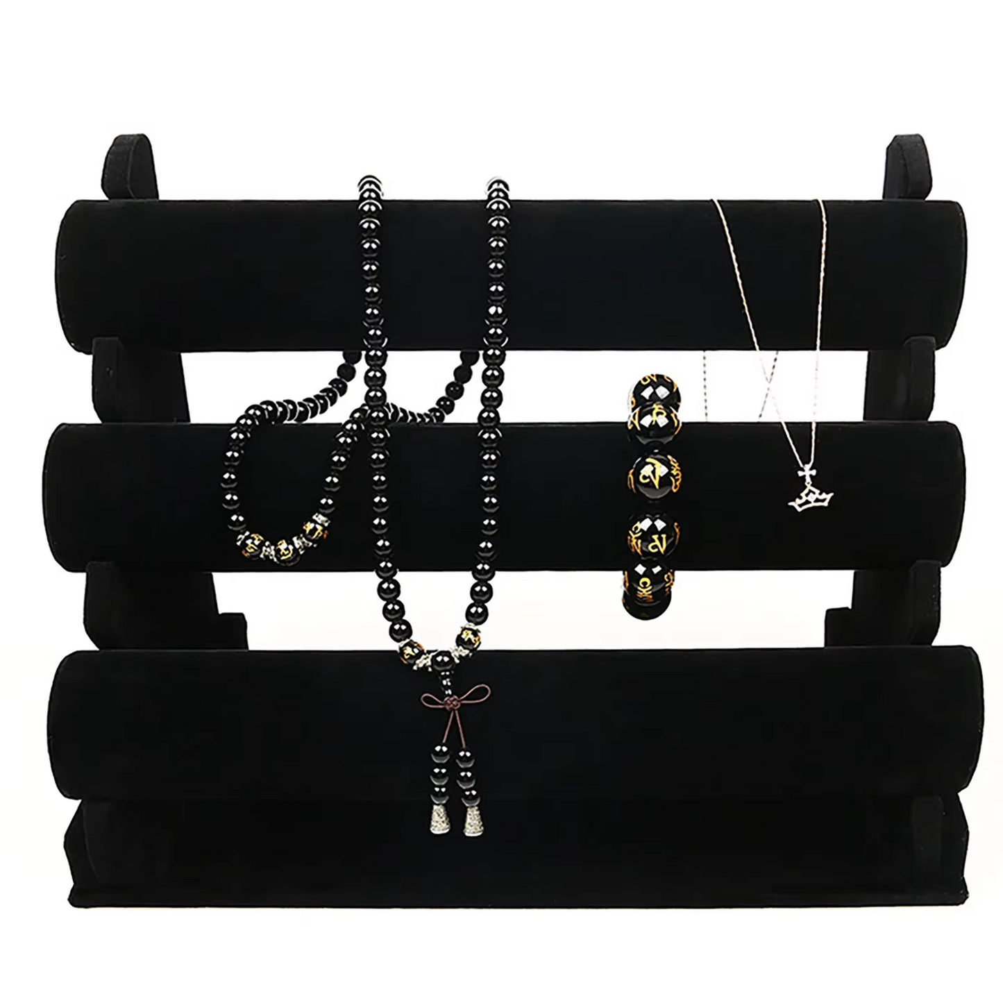 Exhibidor De Pulsera Terciopelo 3 Niveles