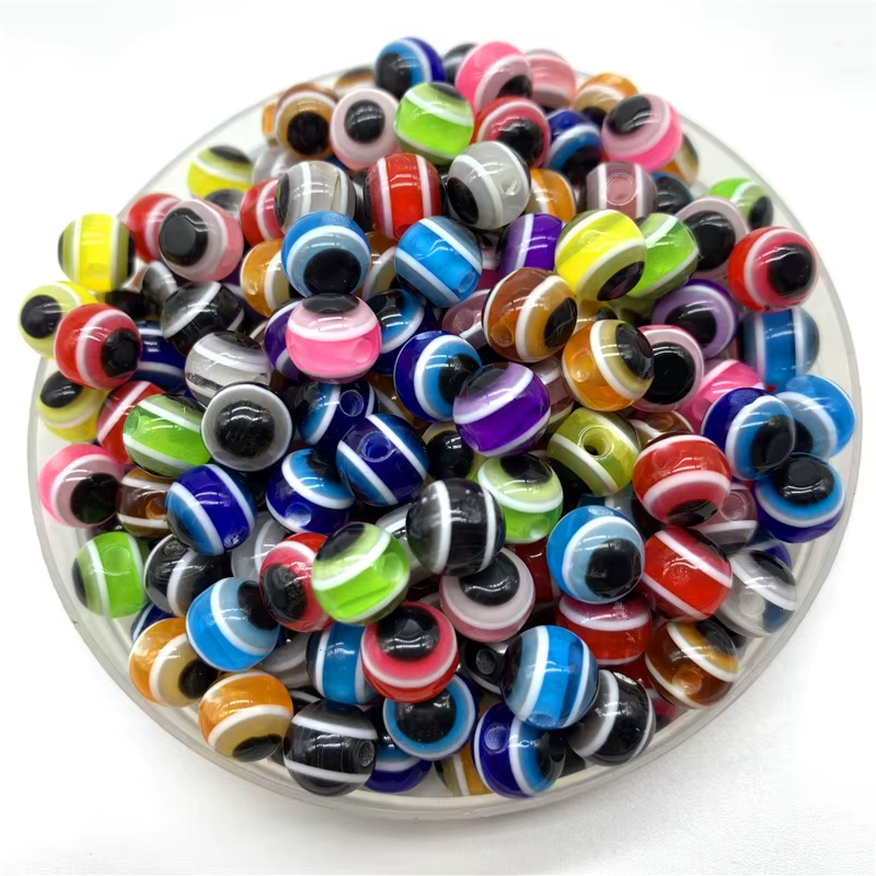 Ojos Turcos Surtidos de Plástico - 100 Unid