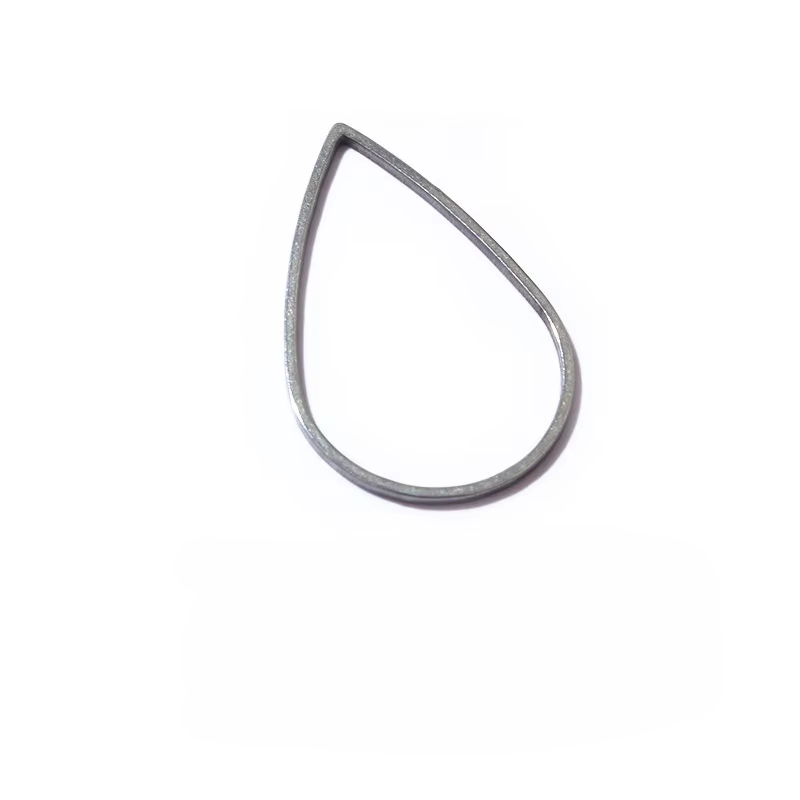 Figuras Geometricas De Metal Plateado 2.5cm - 10 Unid.